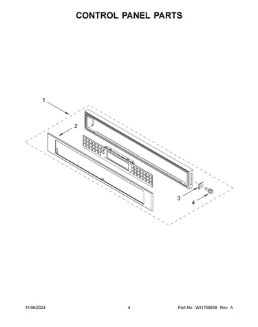 Control panel parts