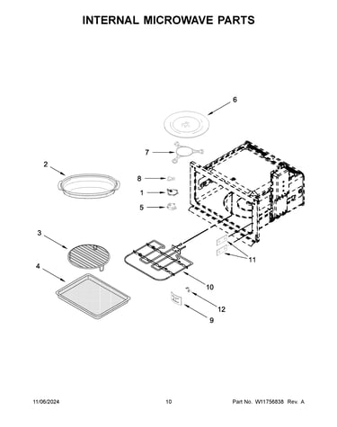 Internal microwave parts