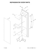Refrigerator door parts