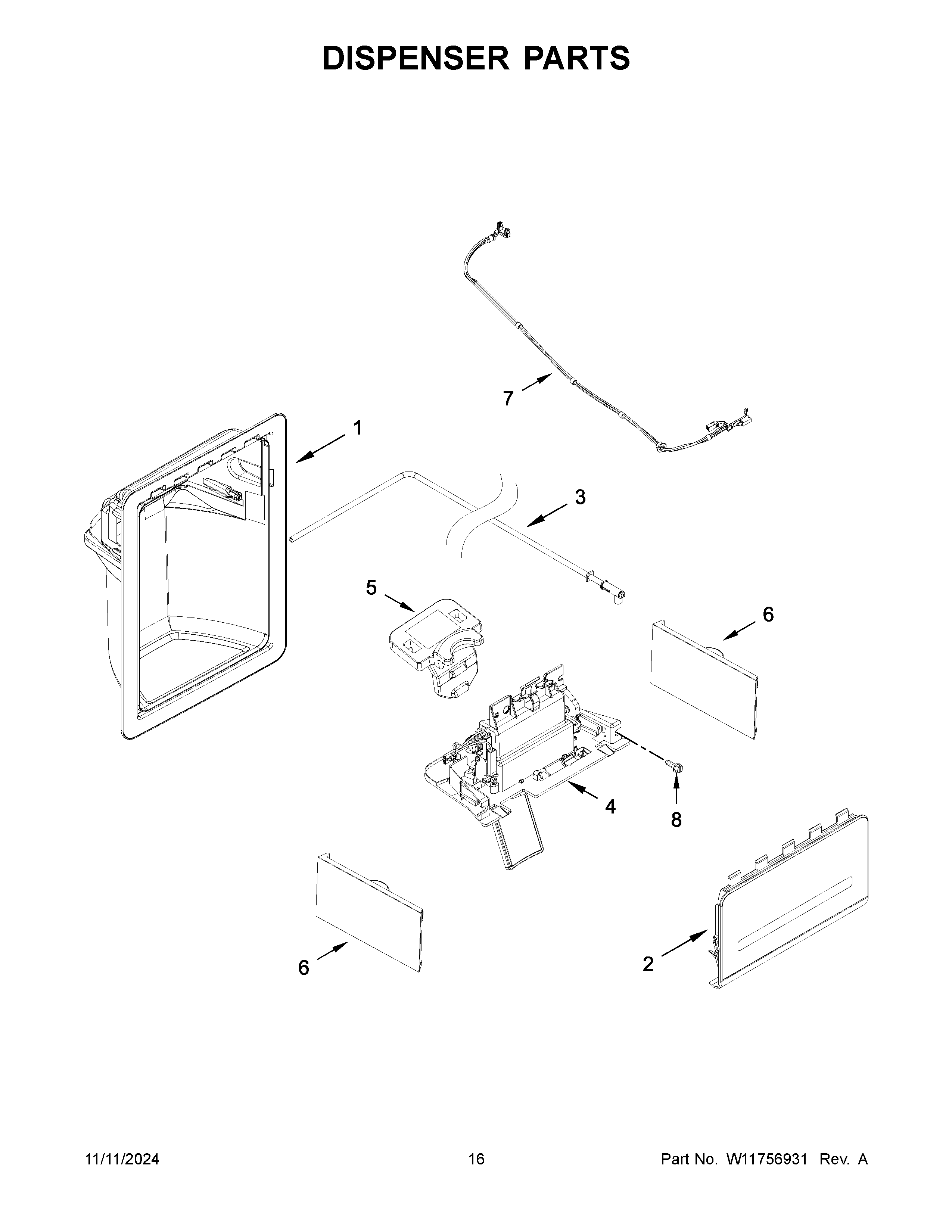 Dispenser parts