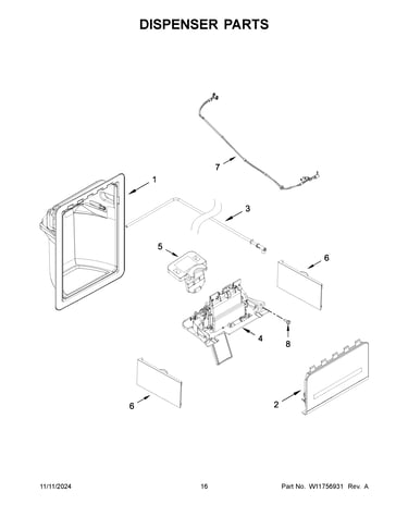Dispenser parts