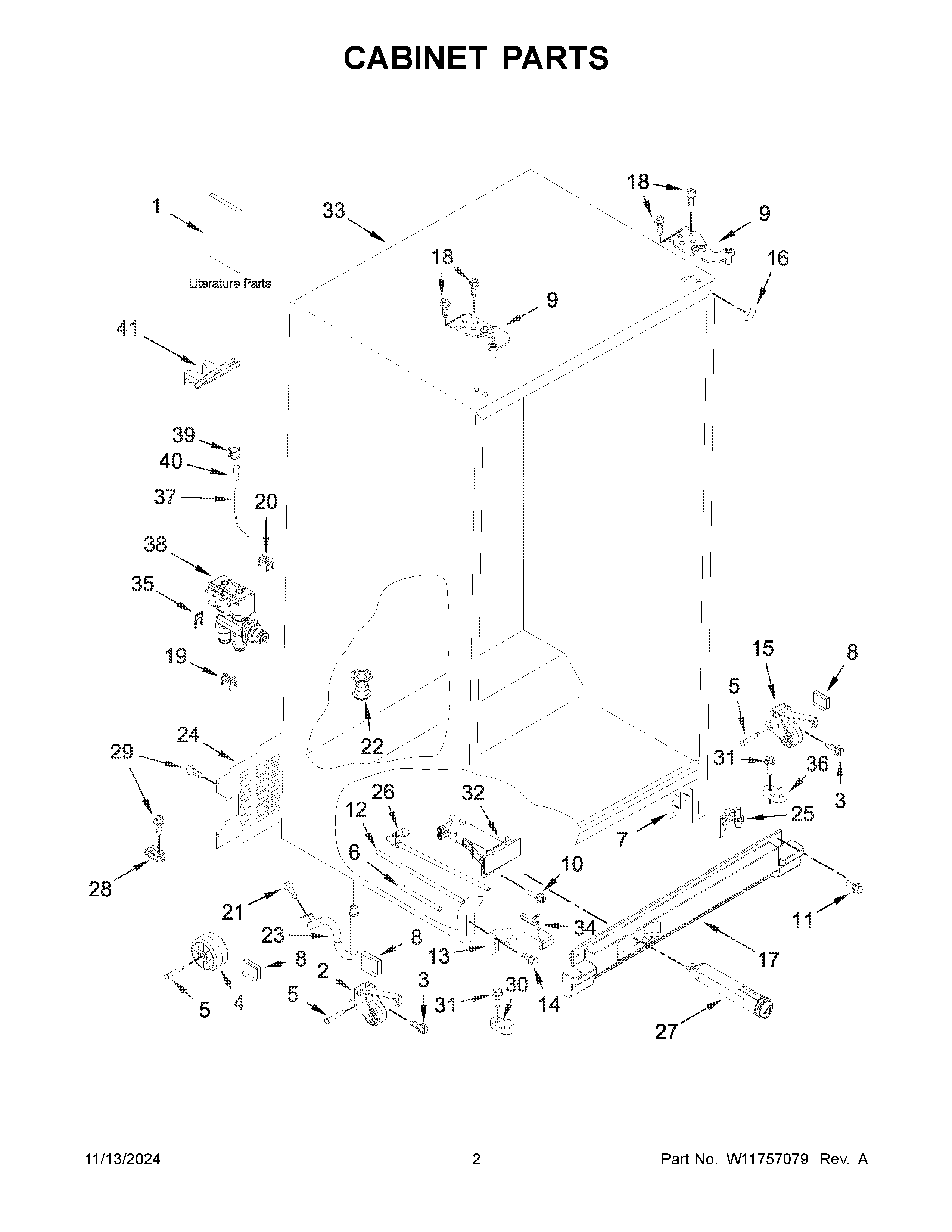 CABINET PARTS