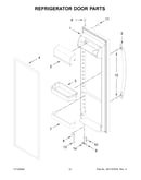 Refrigerator door parts