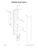 Freezer door parts