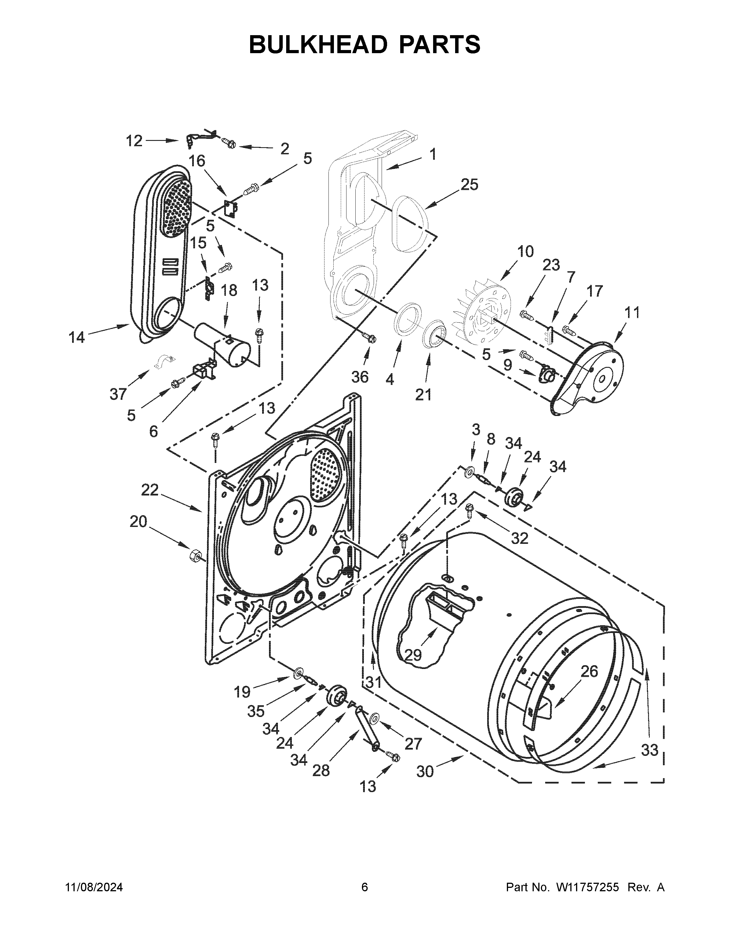 Bulkhead parts