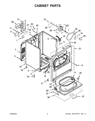 Cabinet parts