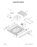 Cooktop parts