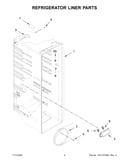 Refrigerator liner parts