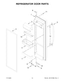Refrigerator door parts