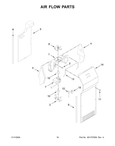 Air flow parts