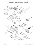 Cabinet and stirrer parts