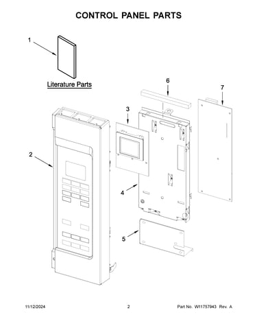 Control panel parts