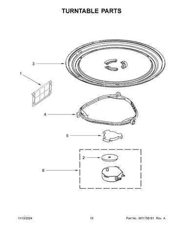 Turntable parts