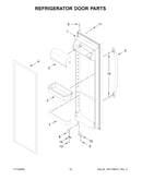 Refrigerator door parts