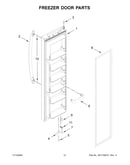Freezer door parts