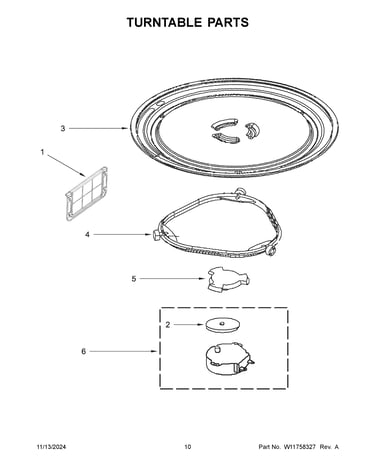 Turntable parts