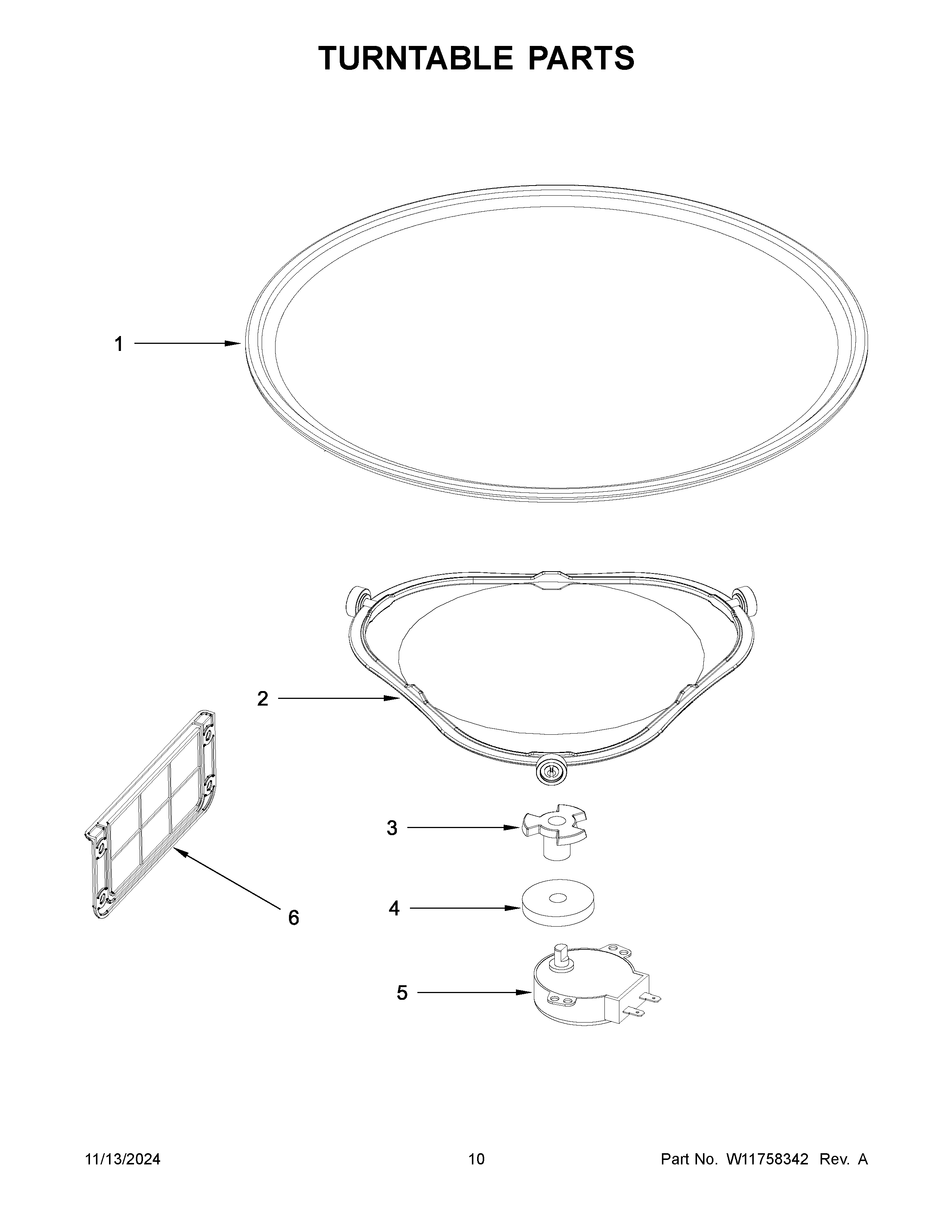 Turntable parts