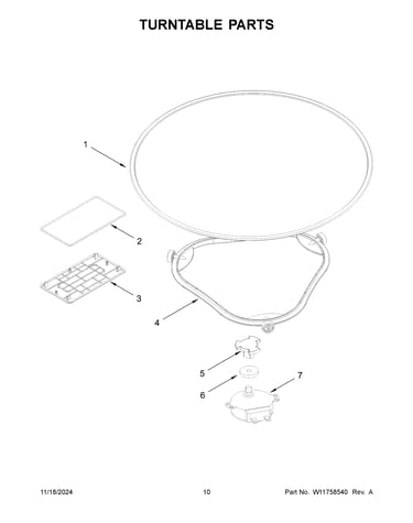 Turntable parts