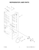 Refrigerator liner parts