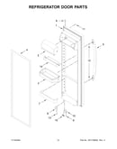 Refrigerator door parts