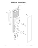 Freezer door parts