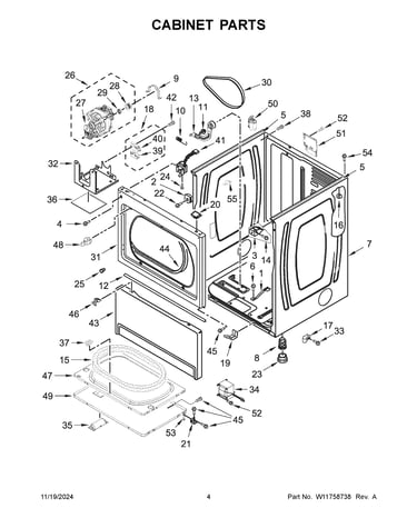 Cabinet parts