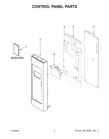 Control panel parts
