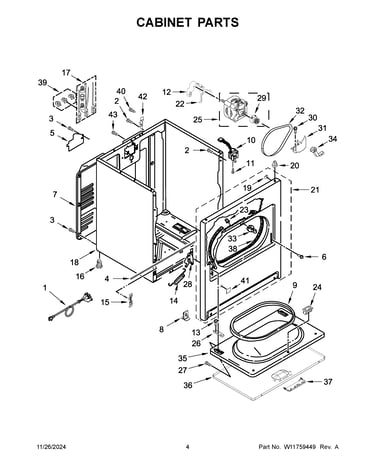 Cabinet parts