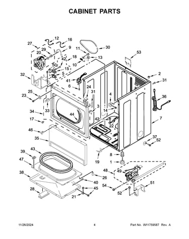 Cabinet parts