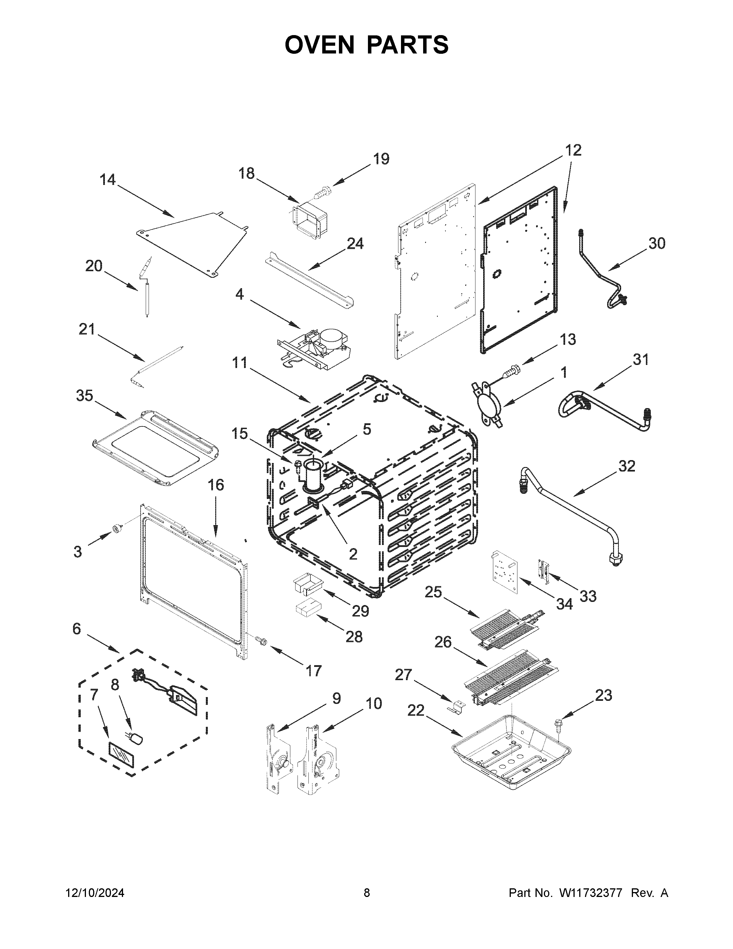 Oven parts