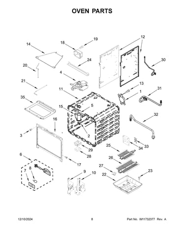 Oven parts