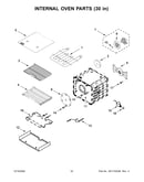 Internal oven parts (30 in)