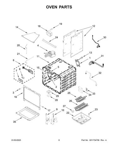 Oven parts