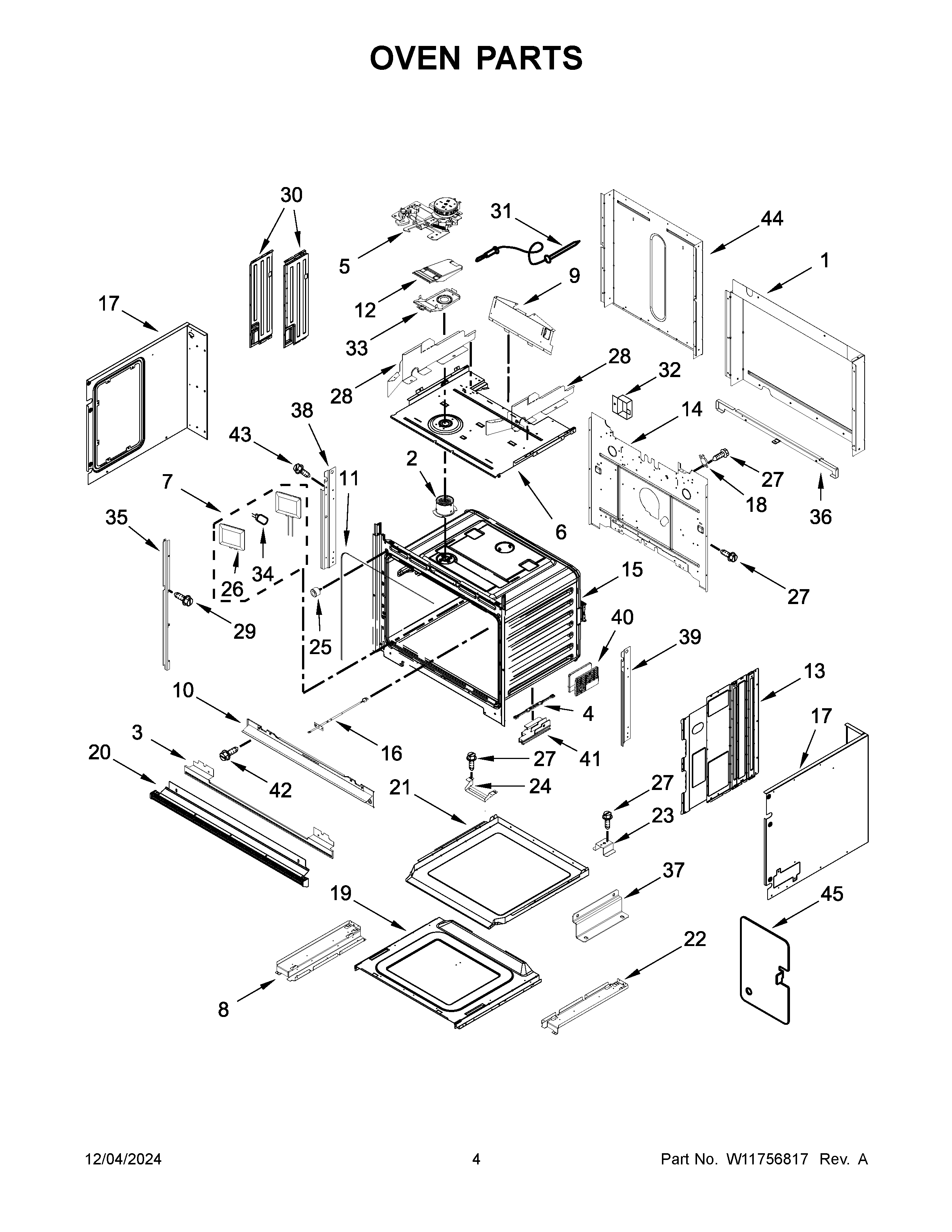 Oven parts