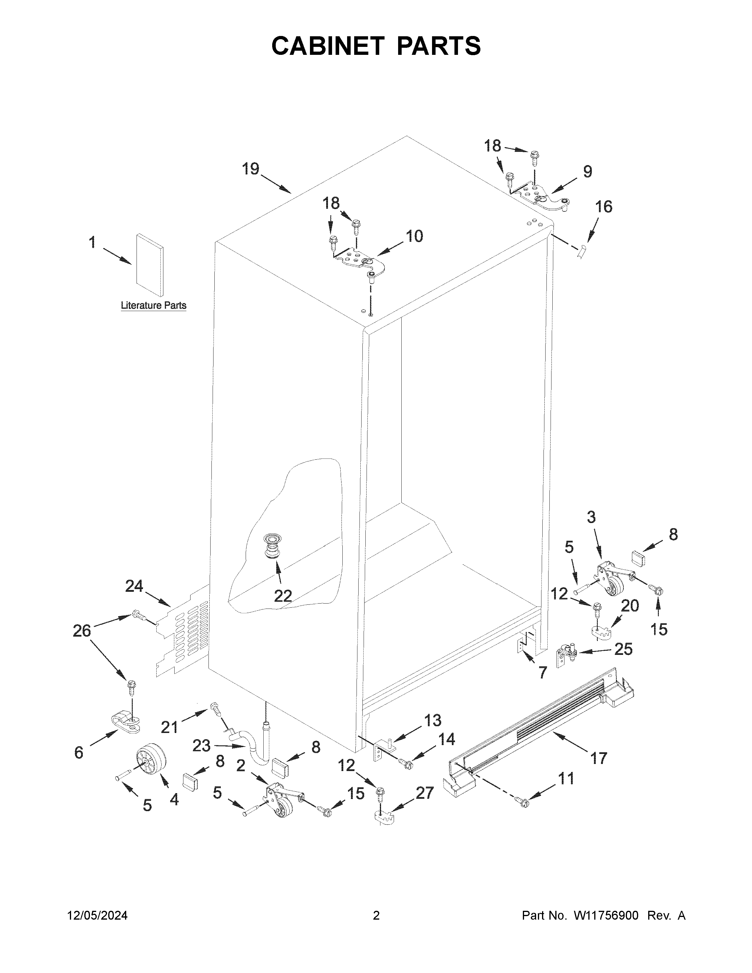 Cabinet parts