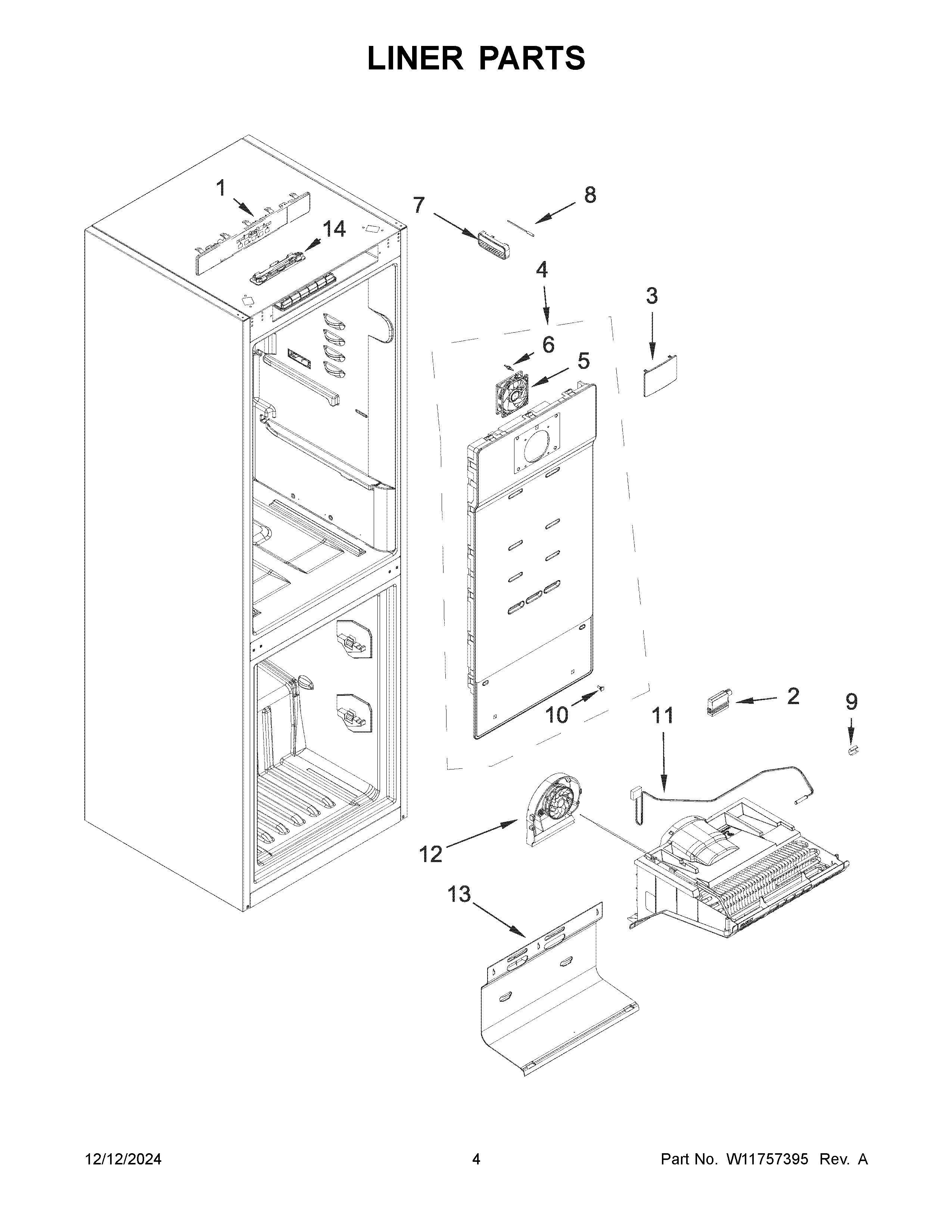 Liner parts