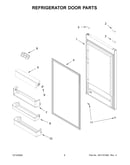 Refrigerator door parts