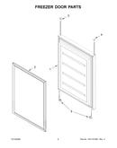 Freezer door parts