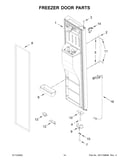 Freezer door parts