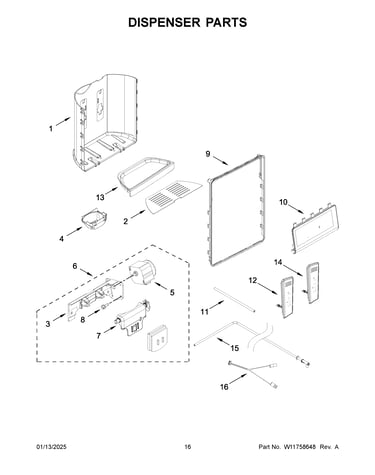 Dispenser parts