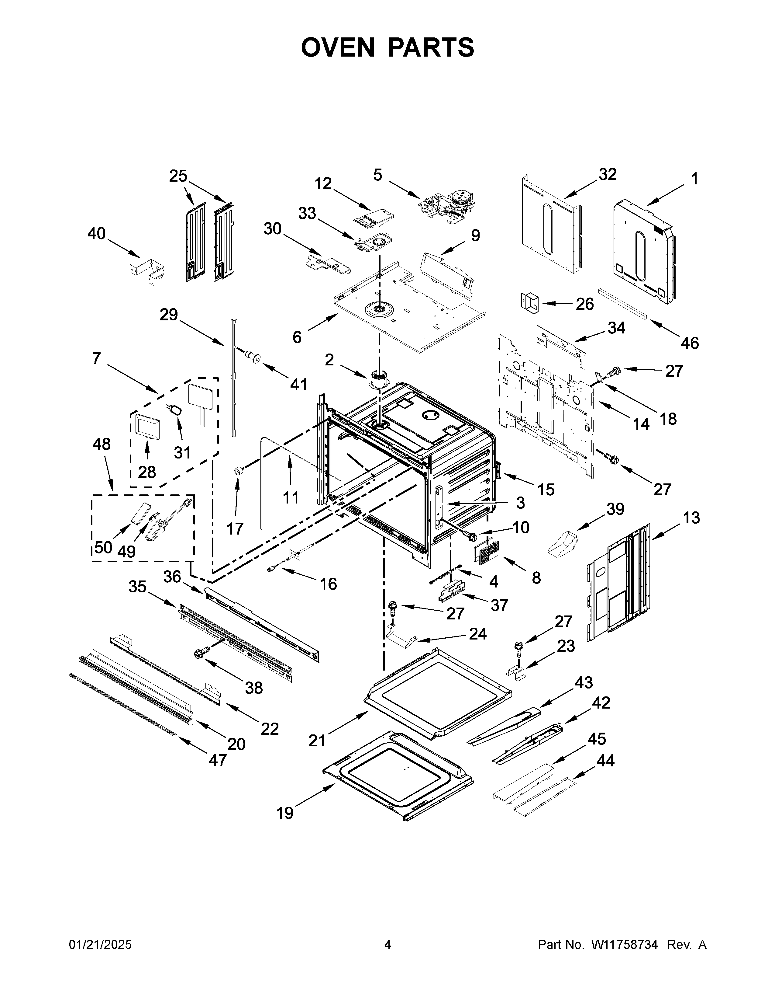 Oven parts