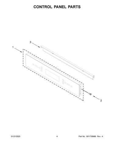Control panel parts