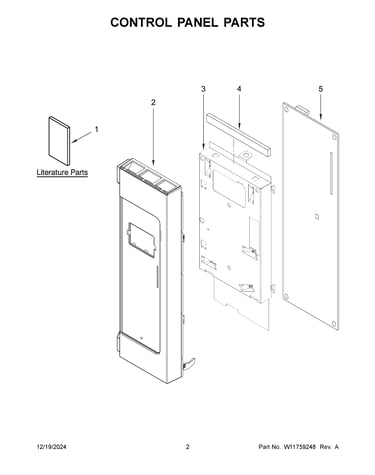 Control panel parts