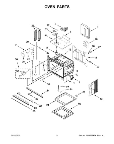 Oven parts