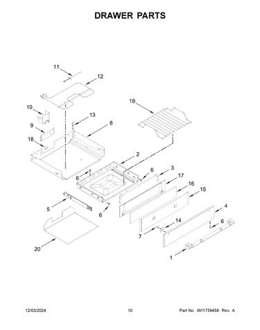 Drawer parts