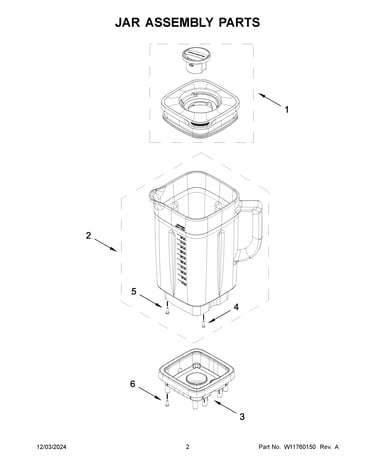 Jar assembly parts