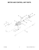Motor and control unit parts