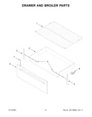 Drawer and broiler parts