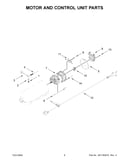 Motor and control unit parts