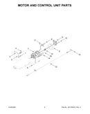 Motor and control unit parts
